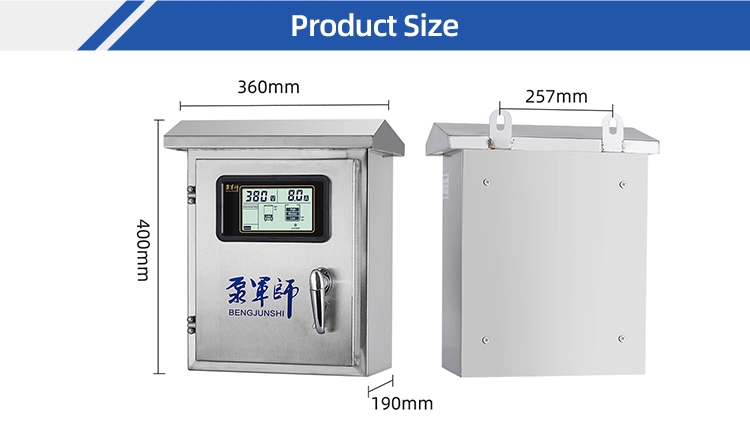 5.5HP Rainproof 3-Phase LCD Single Water Pump Pressure Control Panel